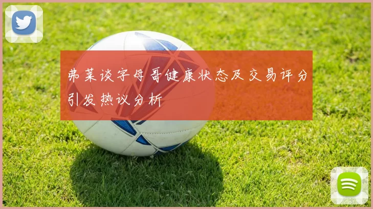 弗莱谈字母哥健康状态及交易评分引发热议分析