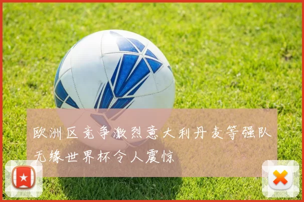 欧洲区竞争激烈意大利丹麦等强队无缘世界杯令人震惊